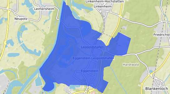 Bodenrichtwertkarte Eggenstein Leopoldshafen